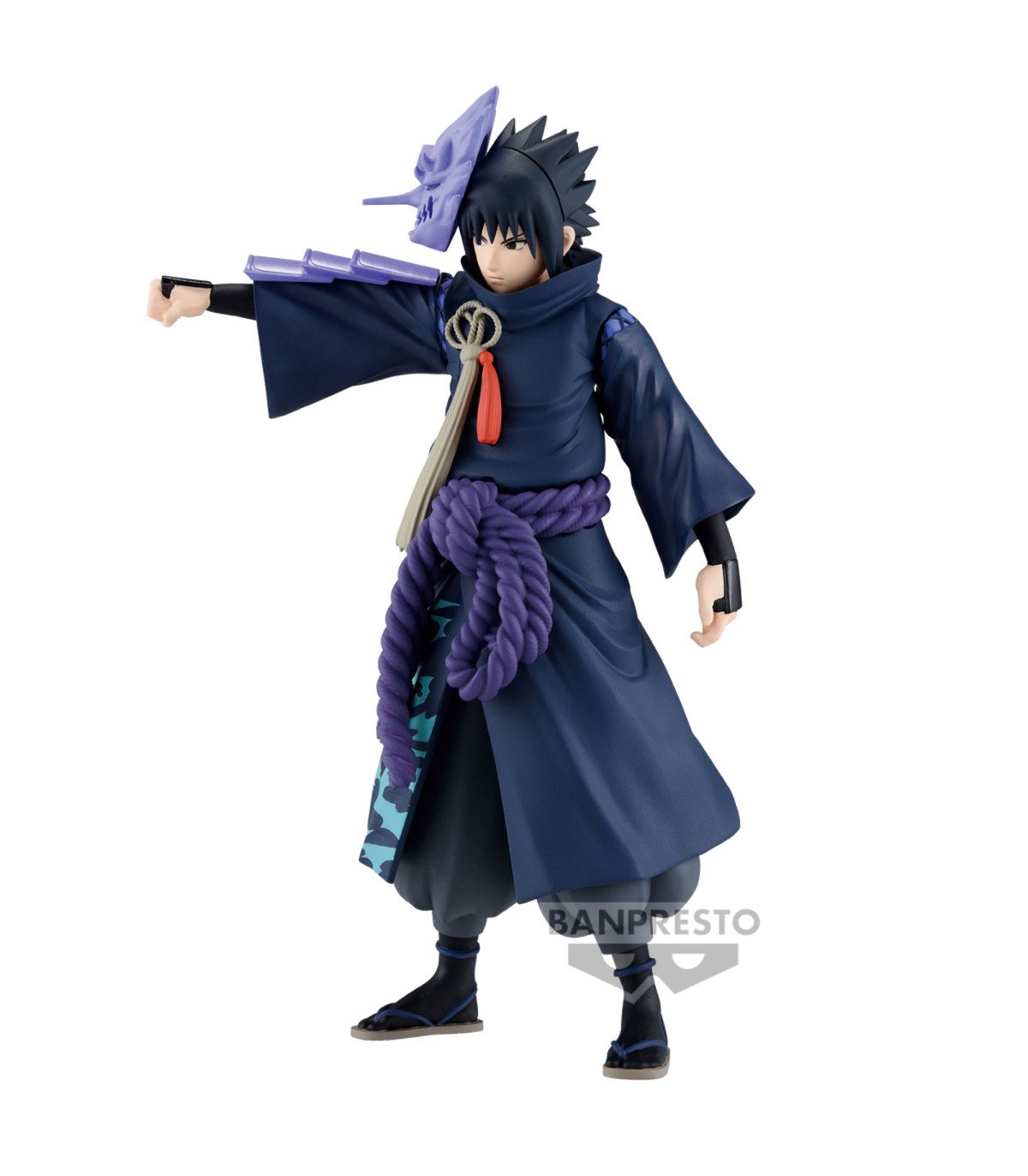 Naruto Shippuden Uchiha Sasuke 20th Anniversary Costume Figurine Banpresto
