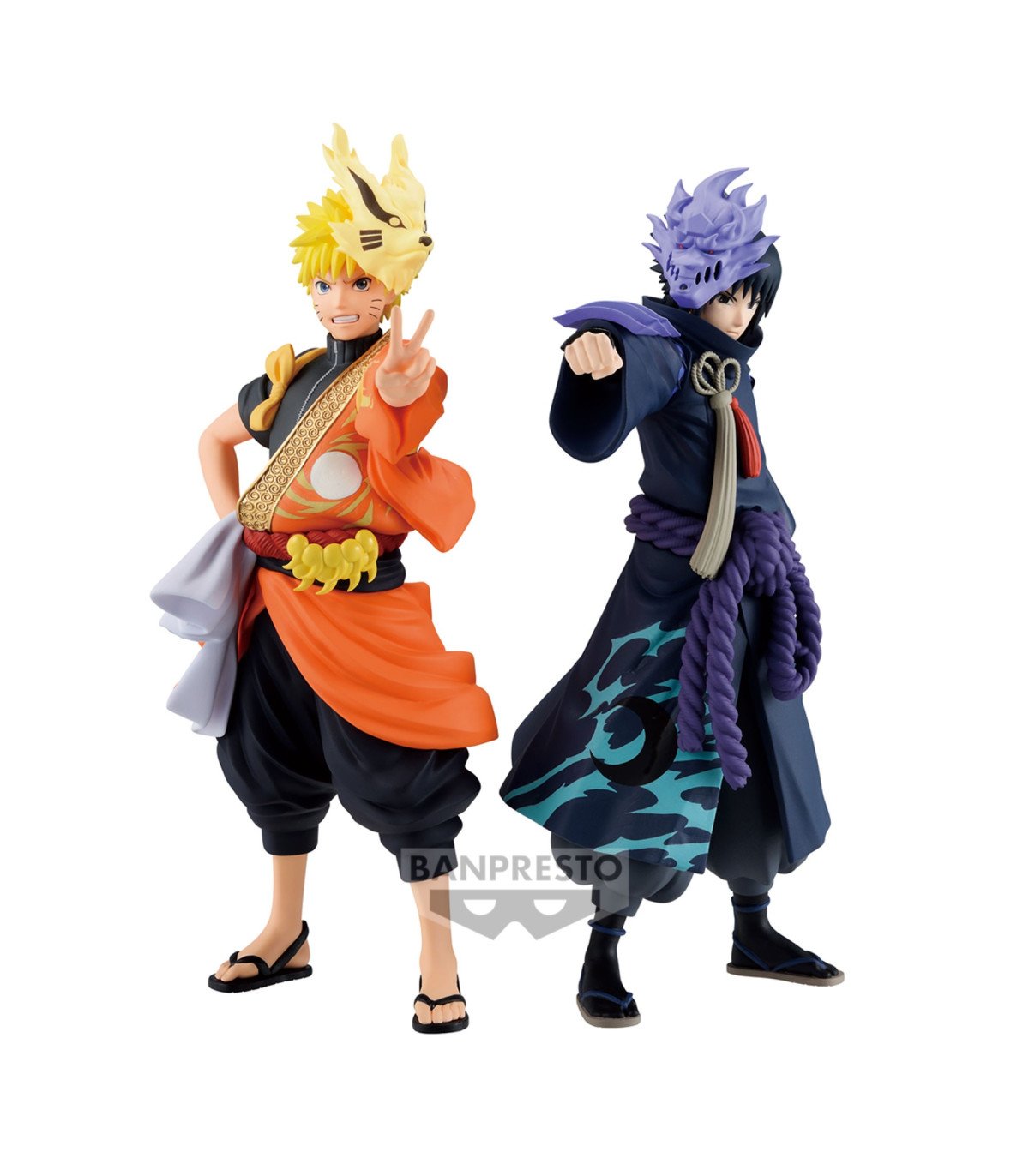 Naruto Shippuden Uchiha Sasuke 20th Anniversary Costume Figurine Banpresto
