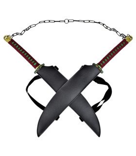 Épées Jumelles Décoratives de Tengen Uzui - Demon Slayer - 79 cm
