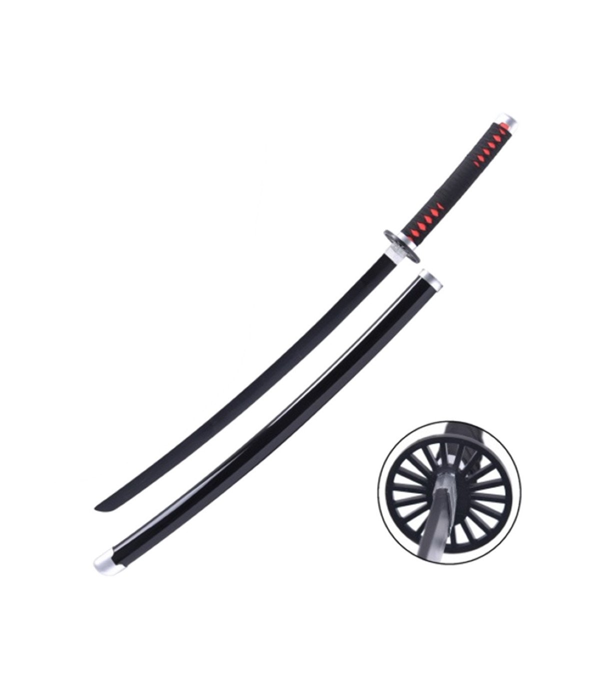 Katana en Bambou Demon Slayer - Réplique Tanjiro Kamado 96 cm