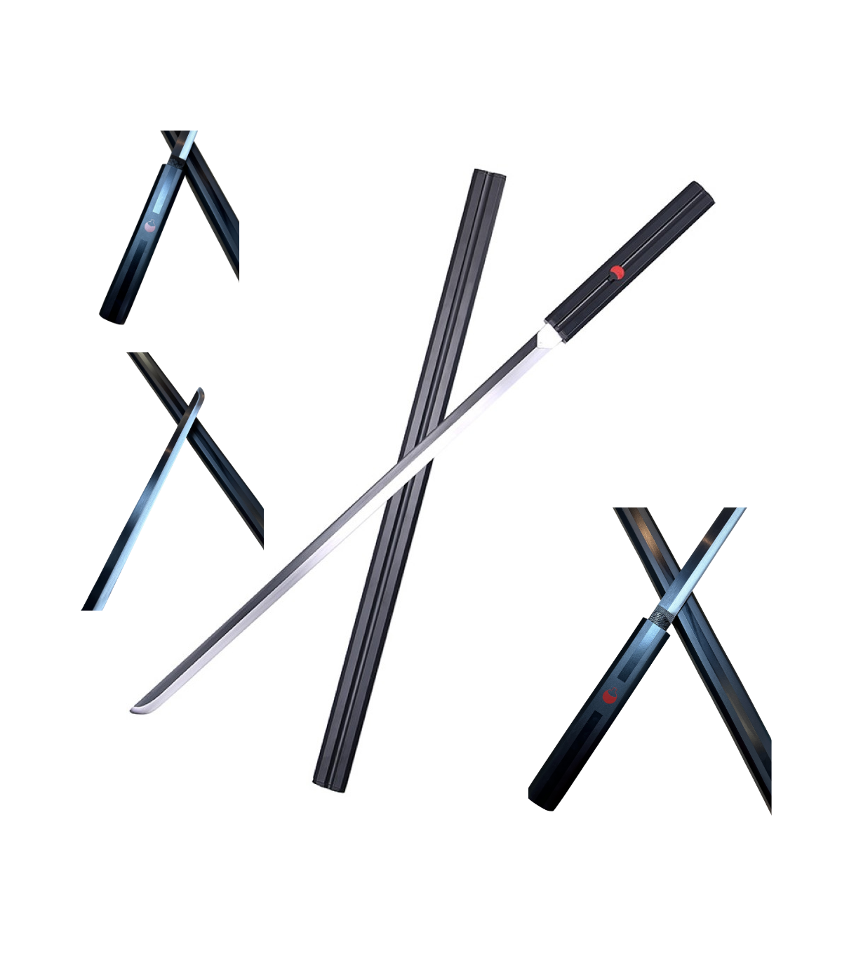 Naruto Sasuke Uchiha Katana Noir - Réplique Ornementale 99 cm