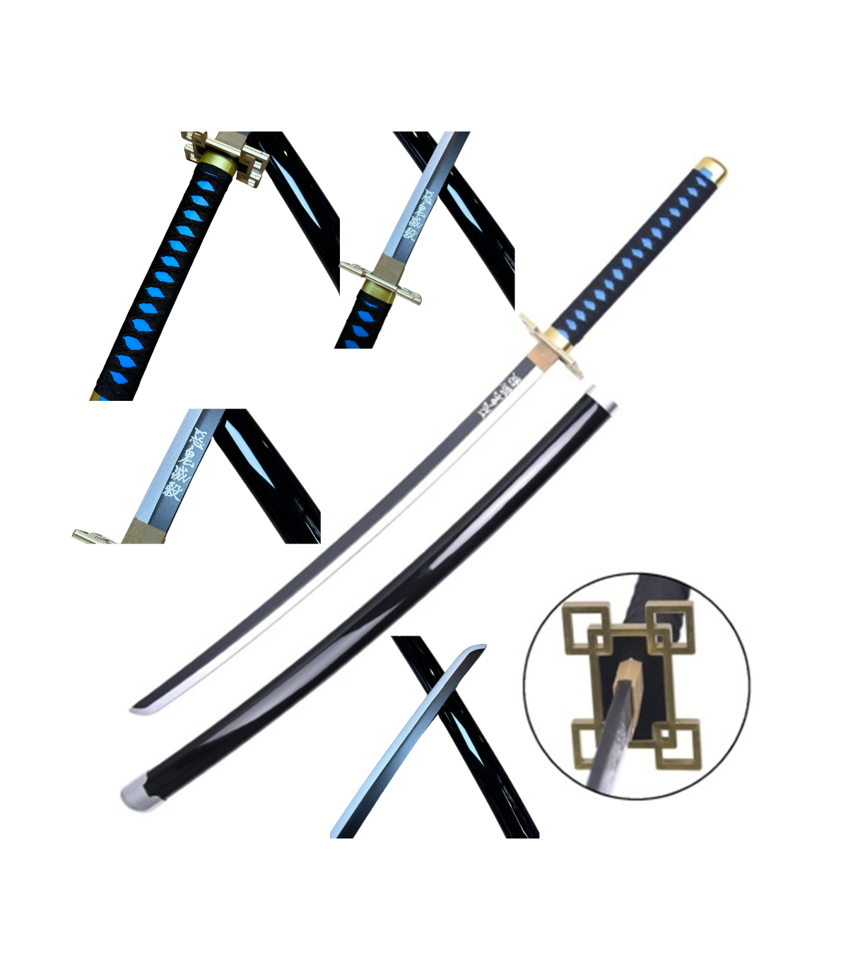 Katana en Bambou Demon Slayer Muichiro Tokito Réplique - 103 cm
