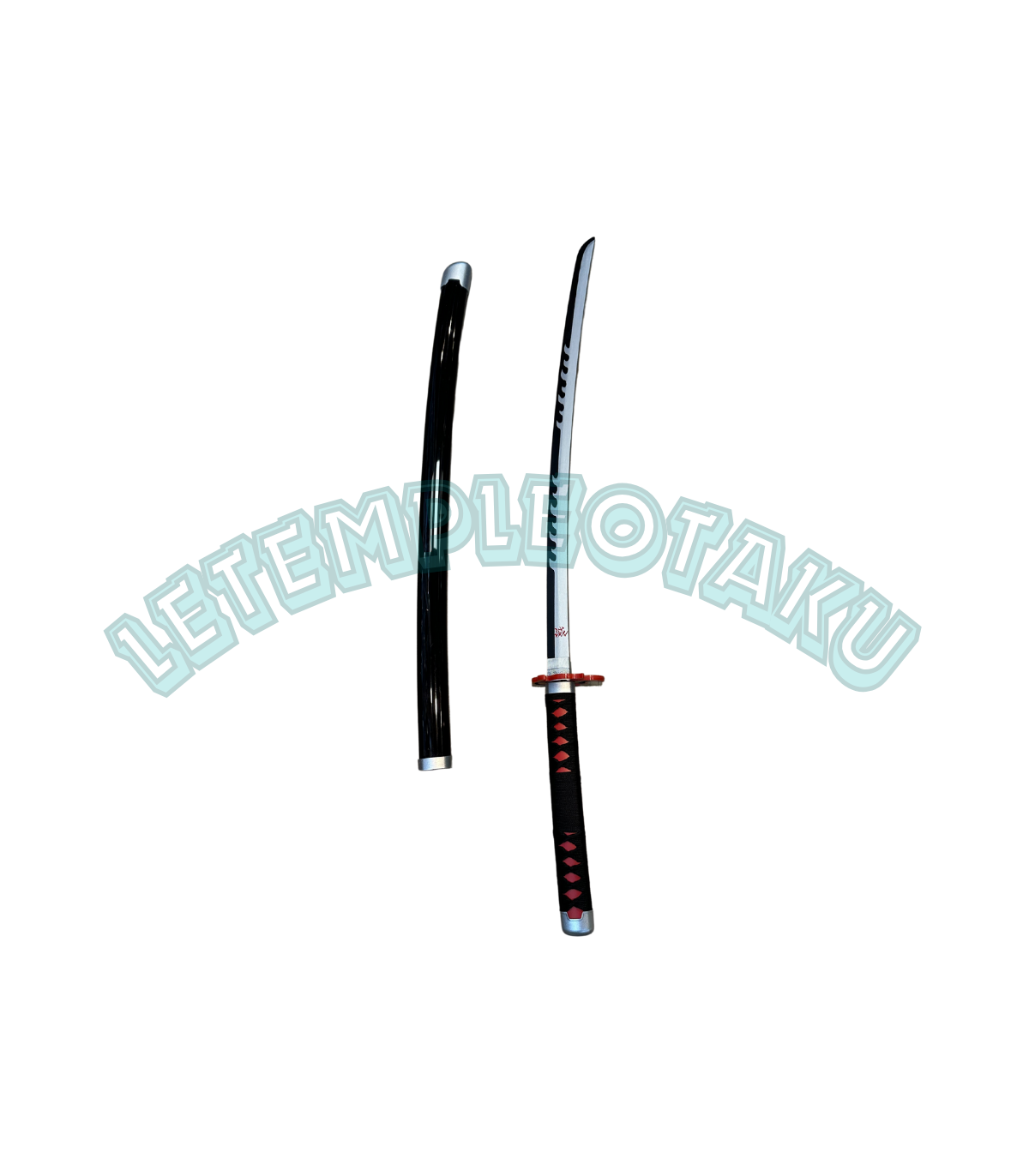 Demon Slayer Tanjiro Kamado Katana en Bambou Réplique - 103 cm