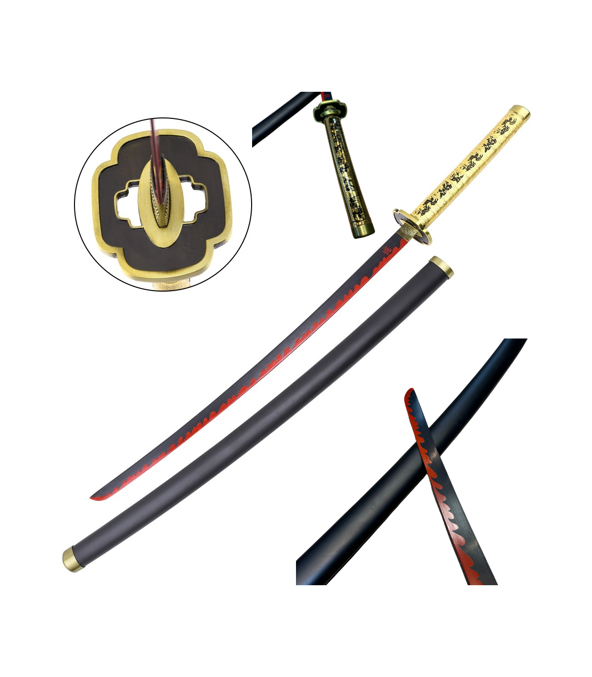 Demon Slayer Yoriichi Tsugikuni Katana Décoratif - 103 cm Collection