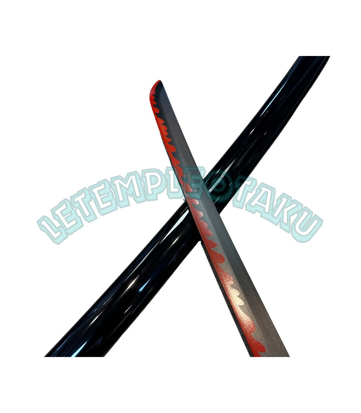 Demon Slayer Yoriichi Tsugikuni Réplique de Katana en Bambou Décoratif - 103 cm