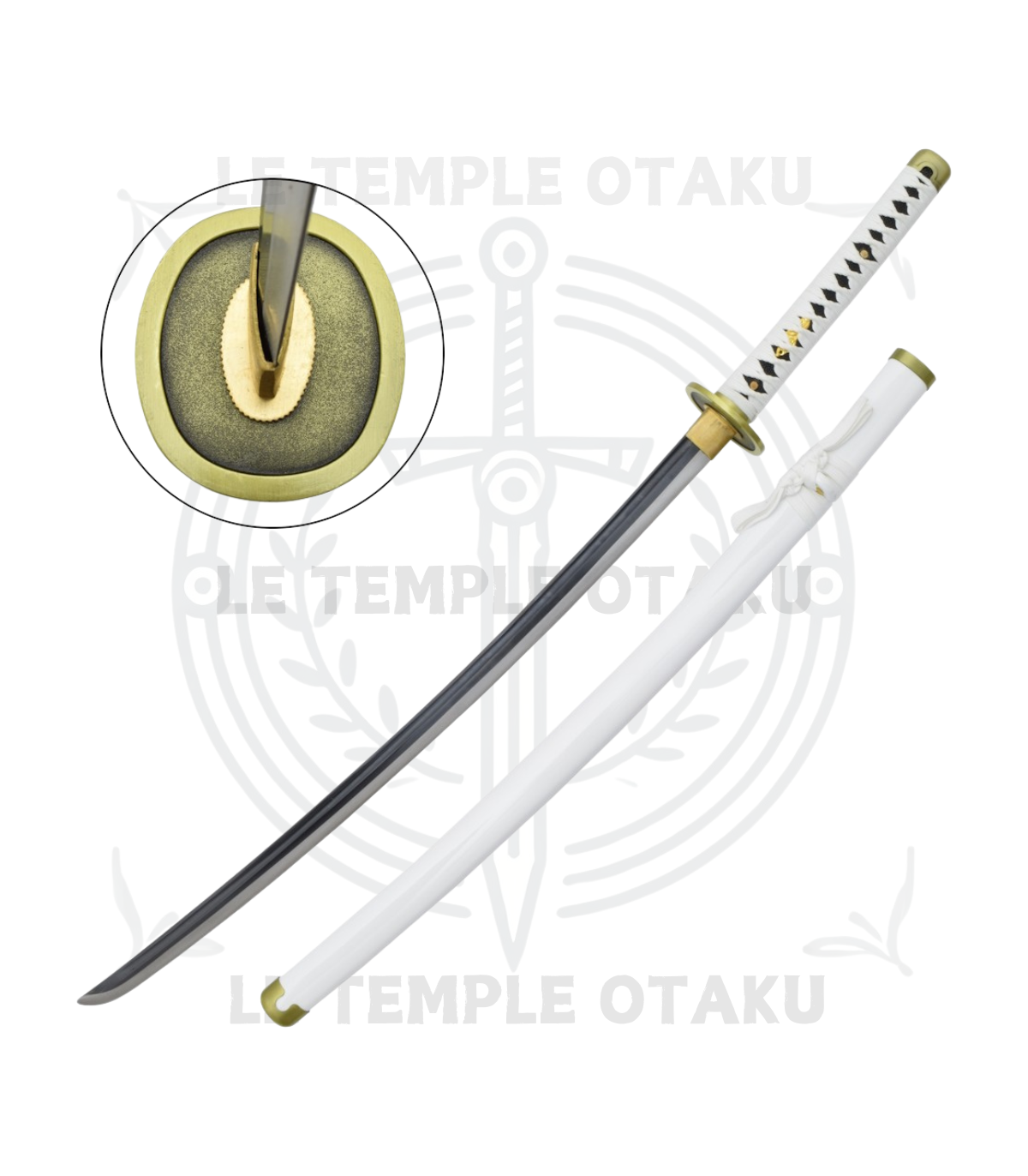 One Piece - Katana Wado Ichimonji Non Officiel Fait à la Main de Zoro - 105 cm