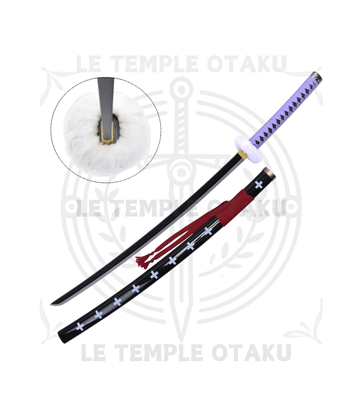 One Piece Katana en Bambou Trafalgar Law Réplique Décorative - 102 cm