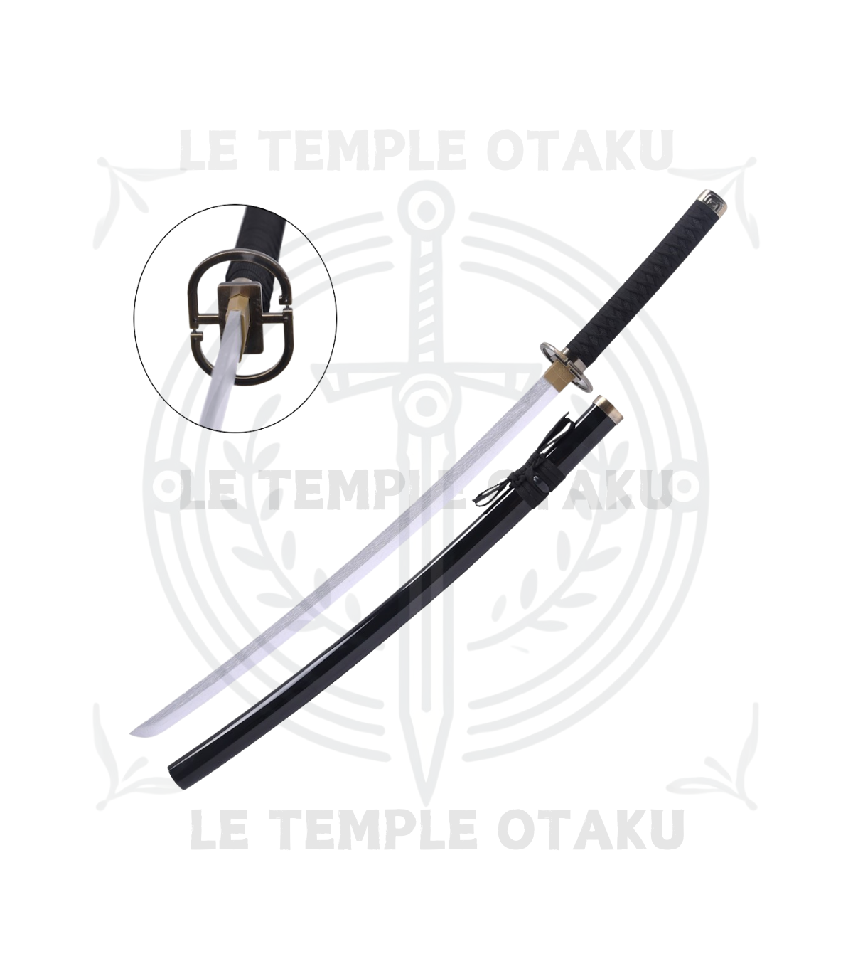 Bleach Katana en Bambou Gin Ichimaru Réplique Décorative - 102 cm
