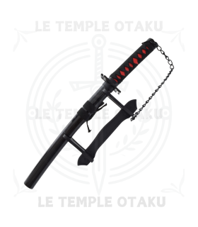 Bleach Katana Miniature Zanpakuto Ichigo Kurosaki Réplique Décorative - 45 cm