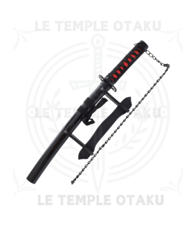 Bleach Katana Miniature Tensa Zangetsu Kurosaki Ichigo Réplique Décorative - 45 cm