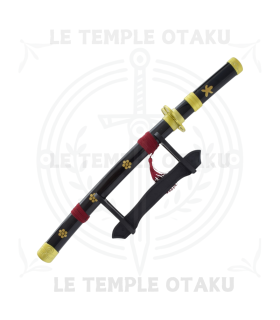 One Piece Katana Miniature Enma Noir Zoro Réplique Décorative - 45 cm