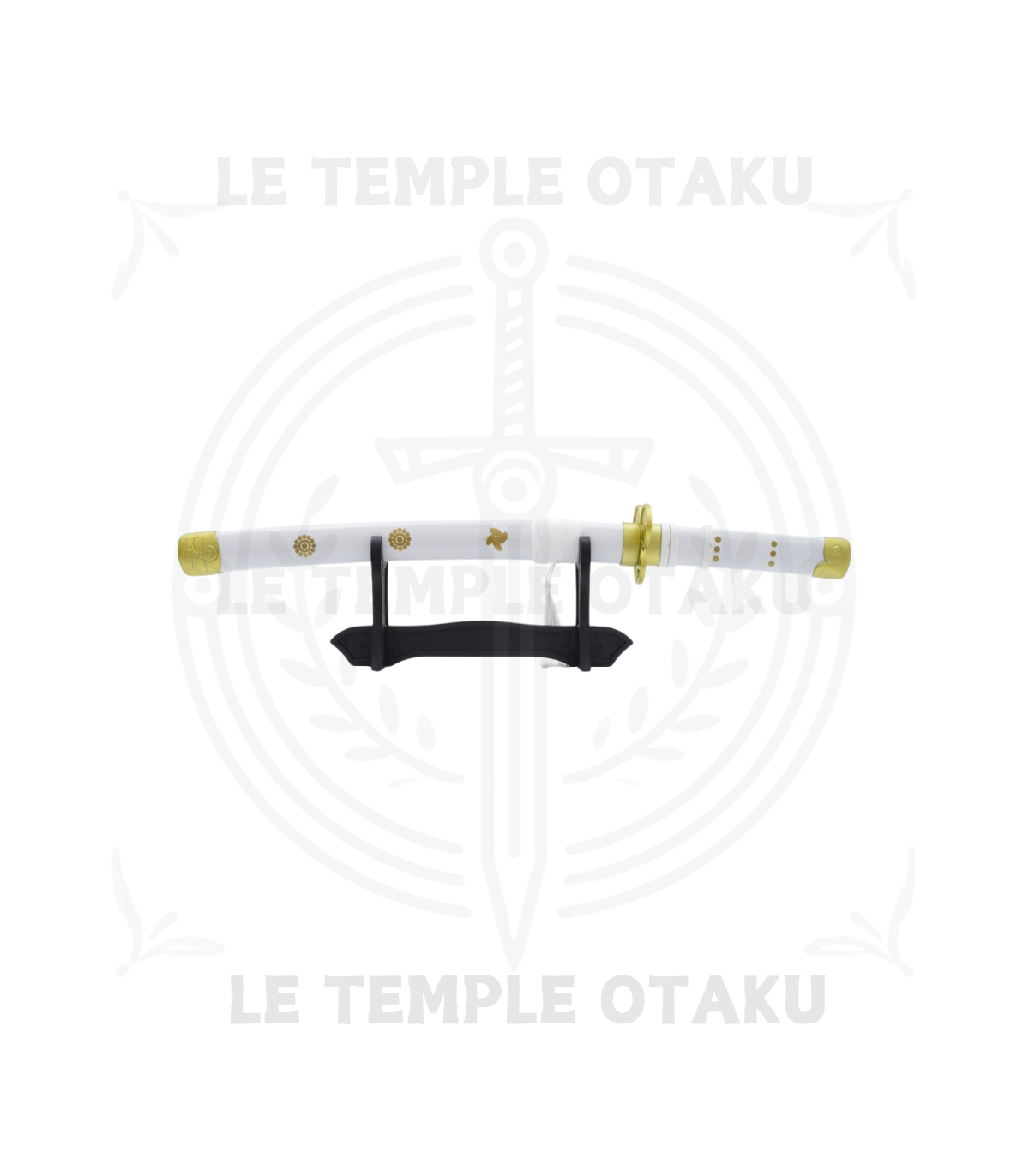 One Piece Katana Miniature Enma Blanc Zoro Réplique Décorative - 45 cm