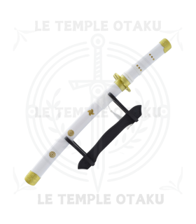 One Piece Katana Miniature Enma Blanc Zoro Réplique Décorative - 45 cm
