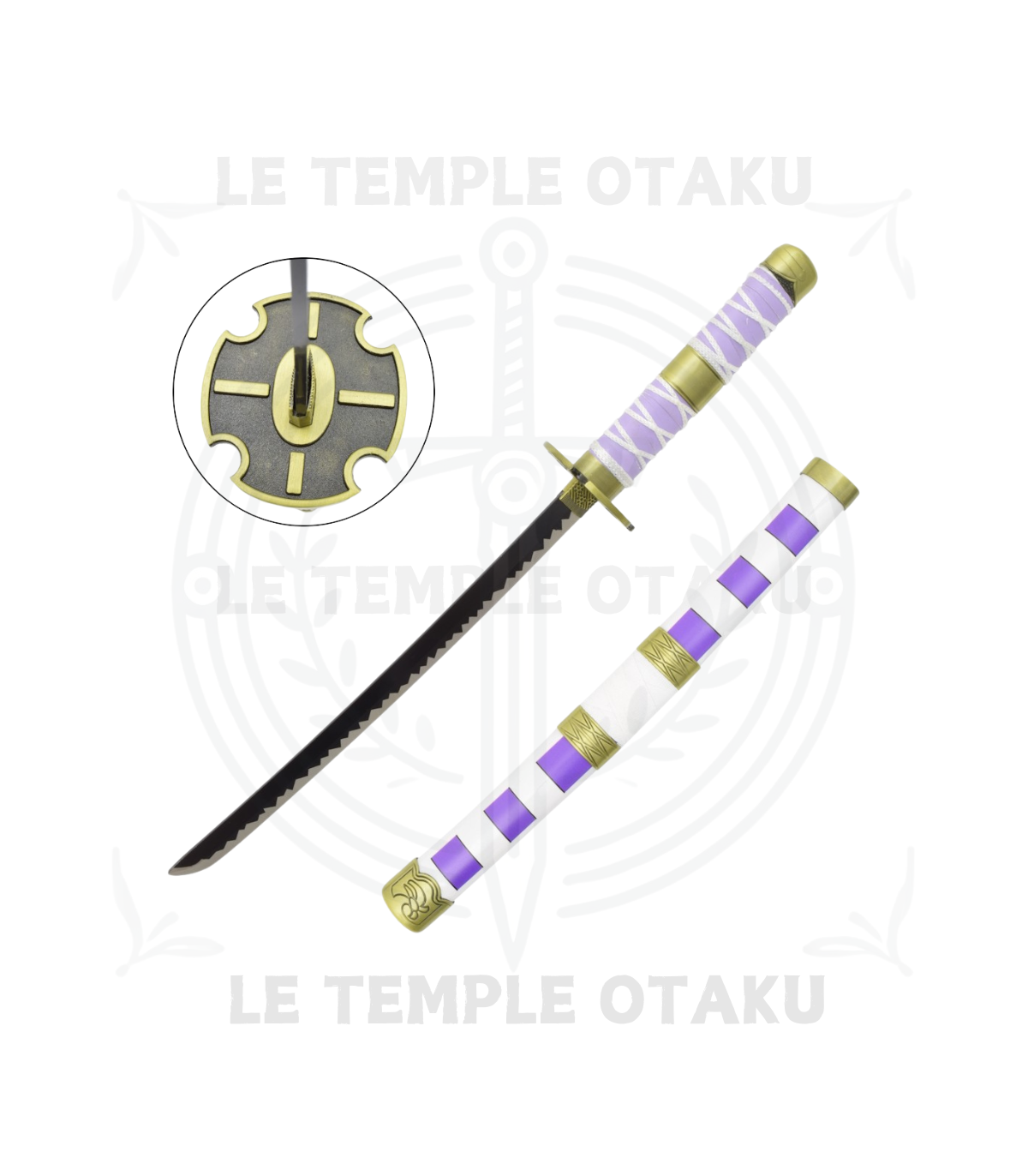 One Piece Katana Miniature Nidai Kitetsu D. Luffy Réplique Décorative - 45,5 cm