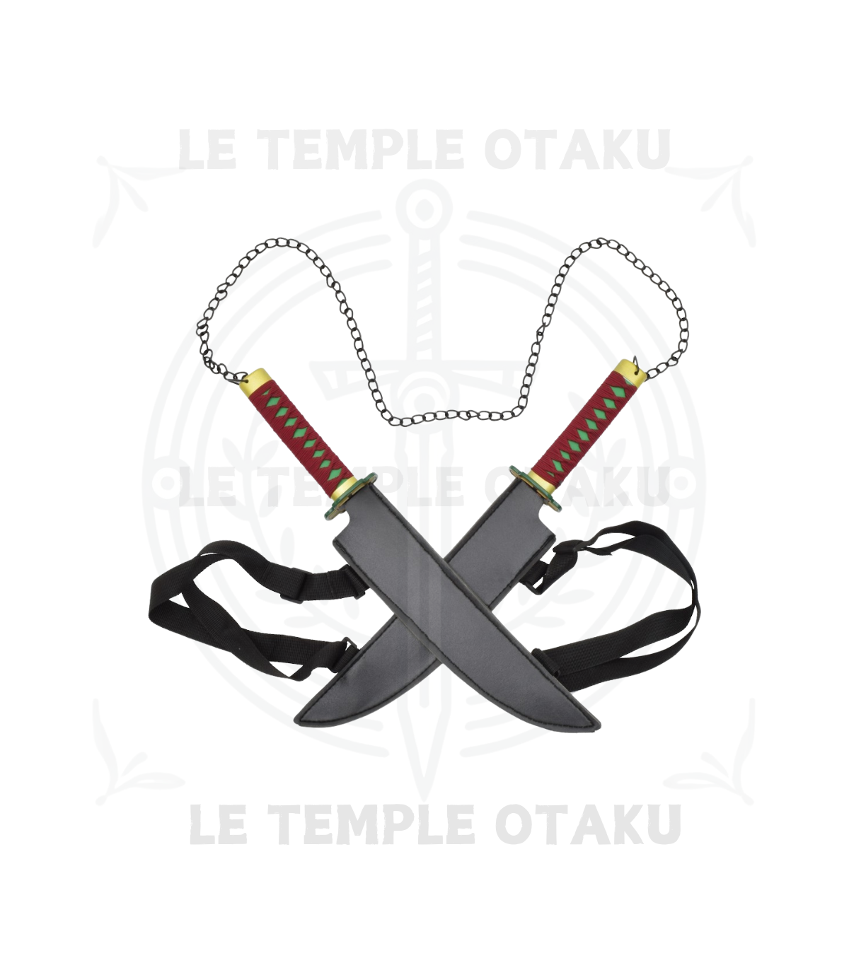 Demon Slayer Mini Épées Tengen Uzui Répliques Décoratives - 42 cm
