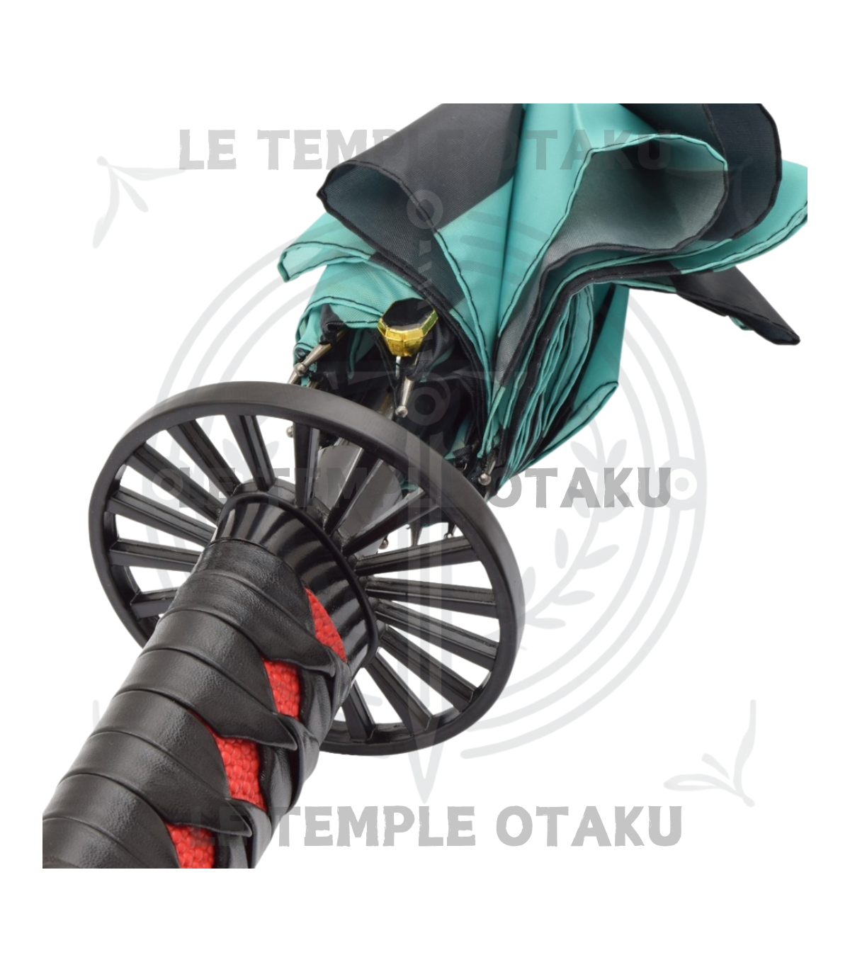 Parapluie Tanjiro Kamado avec Poignée Style Katana - Demon Slayer - 96 cm