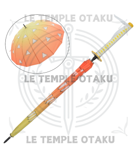 Katana Parapluie Zenitsu Agatsuma avec Poignée - Demon Slayer - 107 cm