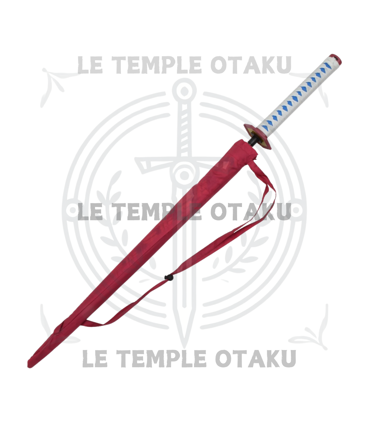 Parapluie inspiré par le katana de Giyu Tomioka de Demon Slayer, avec ouverture automatique et design raffiné
