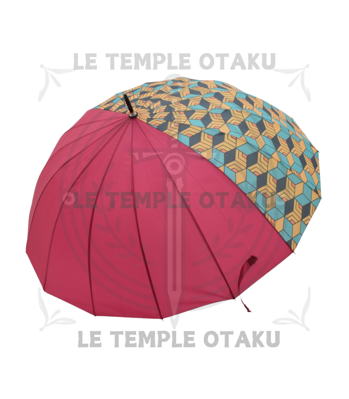Parapluie inspiré par le katana de Giyu Tomioka de Demon Slayer, avec ouverture automatique et design raffiné