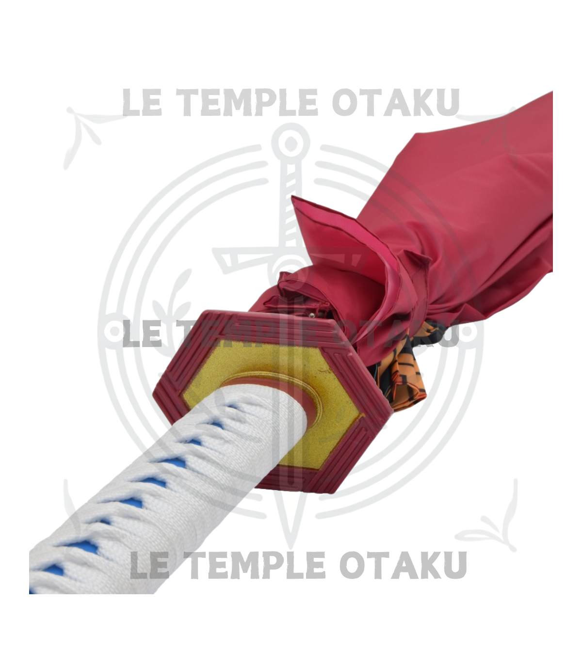 Parapluie inspiré par le katana de Giyu Tomioka de Demon Slayer, avec ouverture automatique et design raffiné