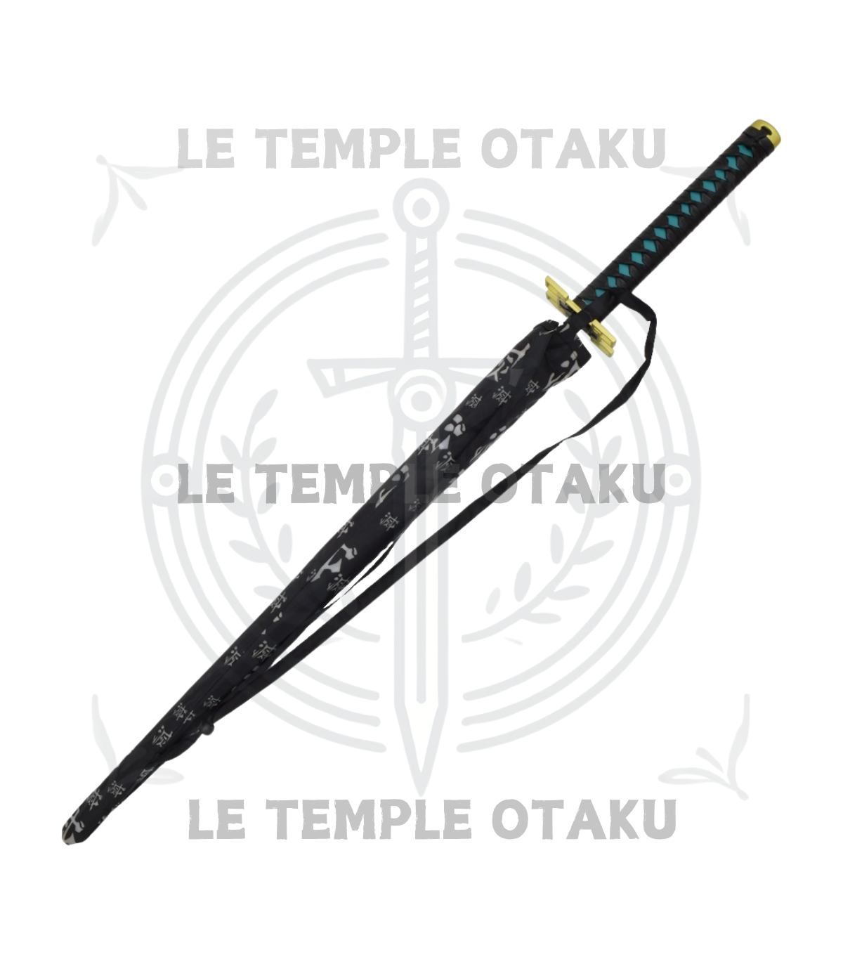 Katana Parapluie épée Muichiro Tokito avec Poignée Style Katana - Demon Slayer - 107 cm