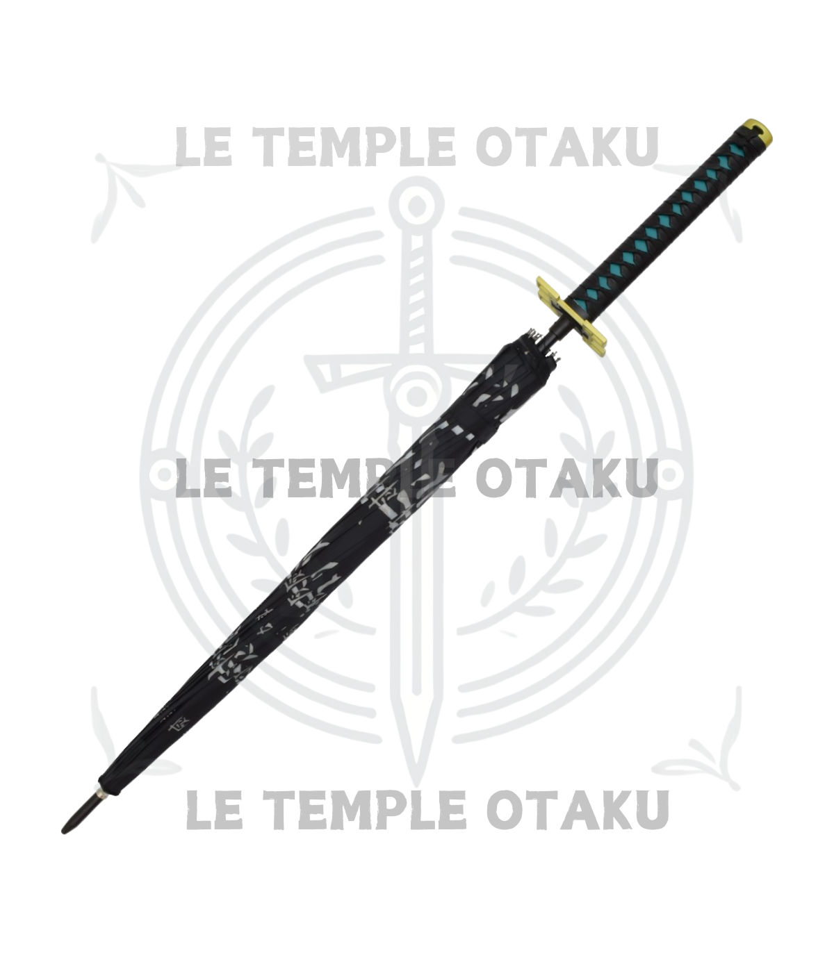 Katana Parapluie épée Muichiro Tokito avec Poignée Style Katana - Demon Slayer - 107 cm