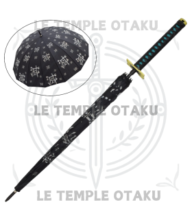 Katana Parapluie épée Muichiro Tokito avec Poignée Style Katana - Demon Slayer - 107 cm