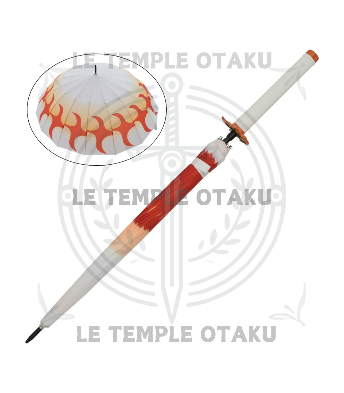 Parapluie Katana Rengoku Kyojuro avec Poignée - Demon Slayer sword