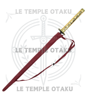 Katana Parapluie épée Tsugikuni Yoriichi avec Poignée - Sabre Demon Slayer Kimetsu no Yaiba Sword