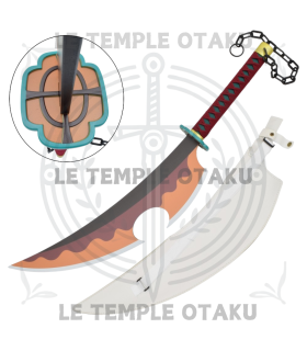 Épée décorative Tengen Uzui avec Lame en Bambou - Demon Slayer