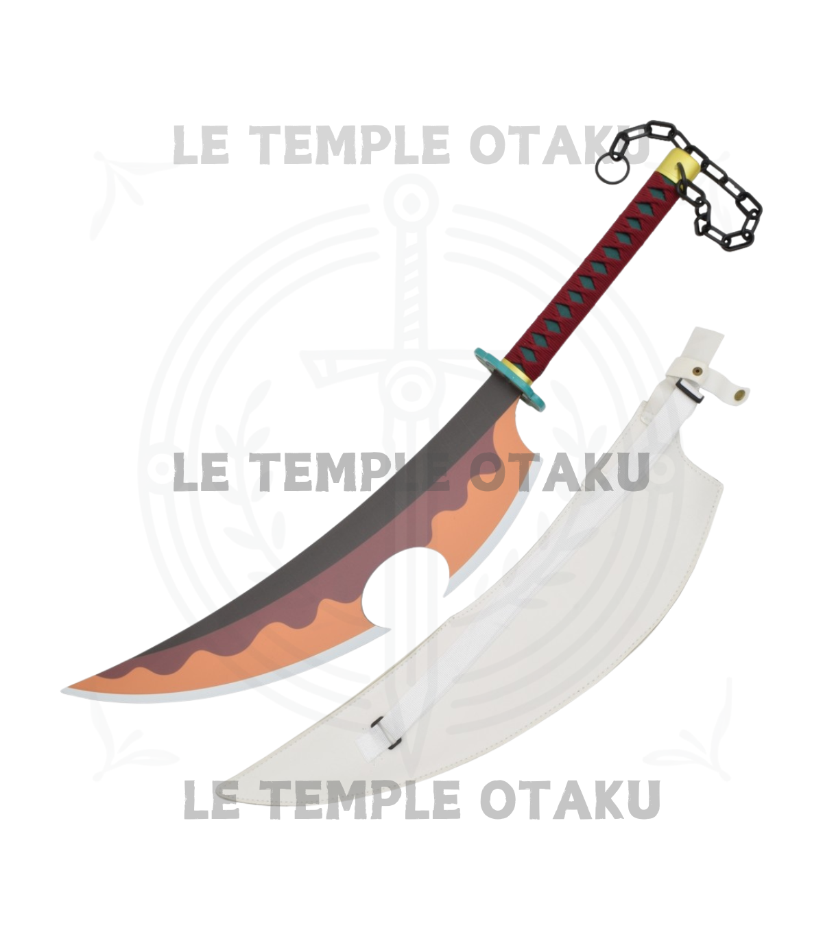 Épée Décorative Tengen Uzui avec Lame Bambou - Demon Slayer