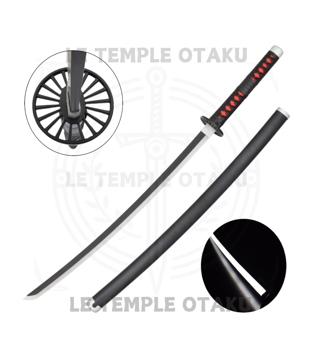 Katana Décoratif avec LED Tanjiro Kamado - Demon Slayer