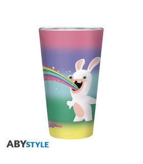 Verre Lapins Crétins - ABYstyle - Arc-en-ciel - 400 ml