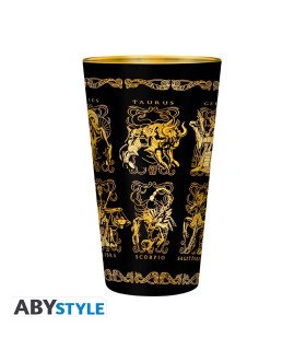 Verre Saint Seiya - Armures d'Or - ABYstyle - 400 ml - Édition Premium