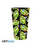 Verre Rick and Morty - Design Portails - ABYstyle - 400 ml