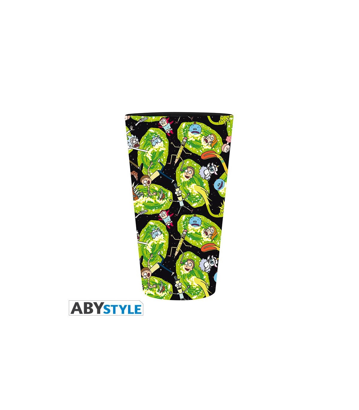 Verre Rick and Morty - Design Portails - ABYstyle - 400 ml