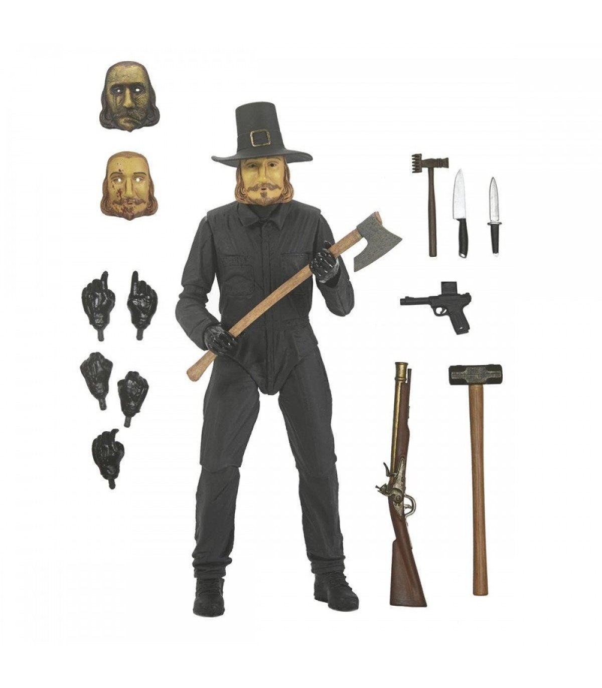 Figurine articulée John Carver – Thanksgiving – NECA – 18 cm