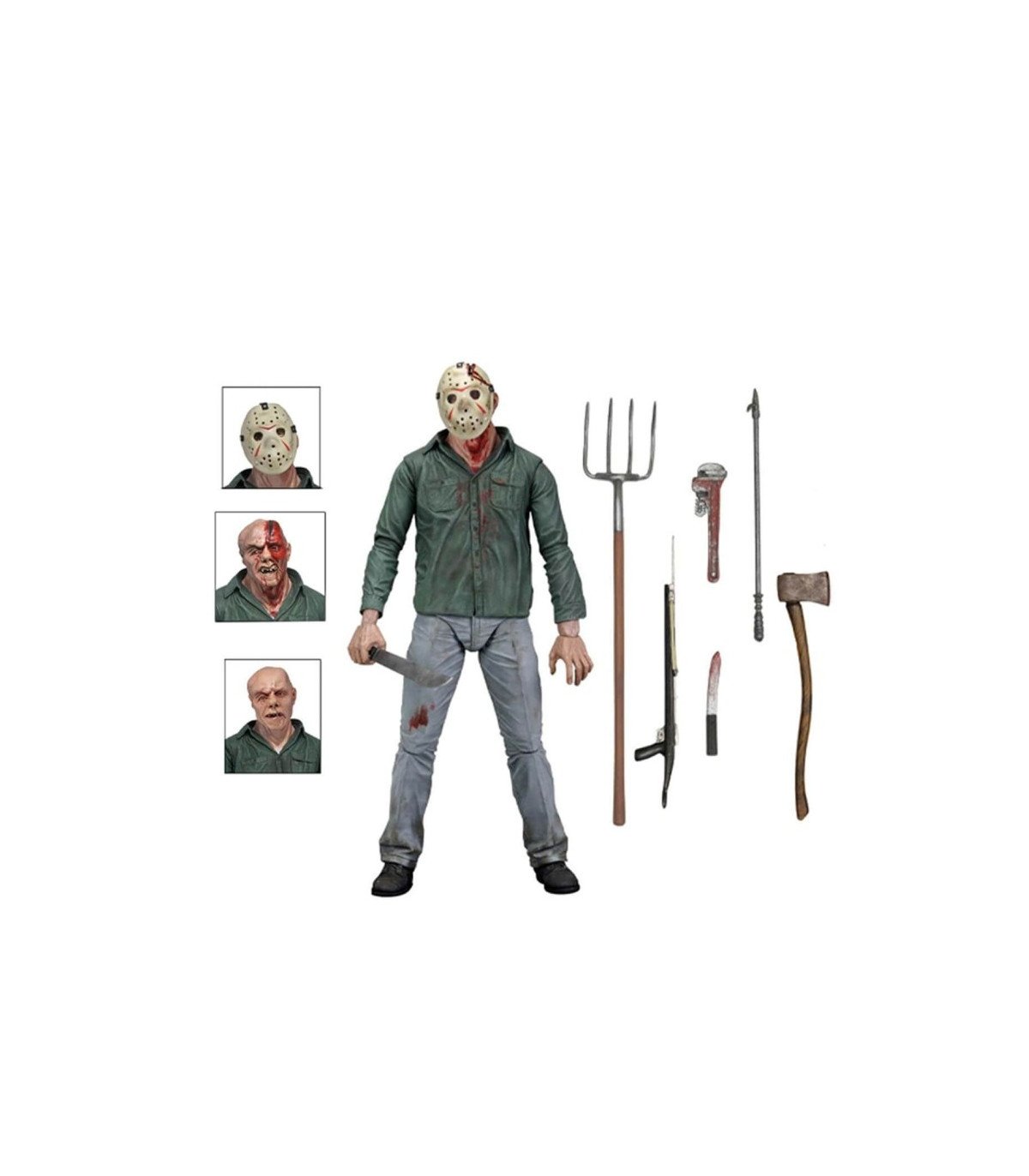 Jason Voorhees – Ultimate NECA – Vendredi 13 Chapitre 3 – Figurine articulée 18 cm