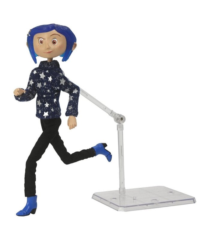Figurine NECA articulée – Coraline en pull étoilé – 18 cm