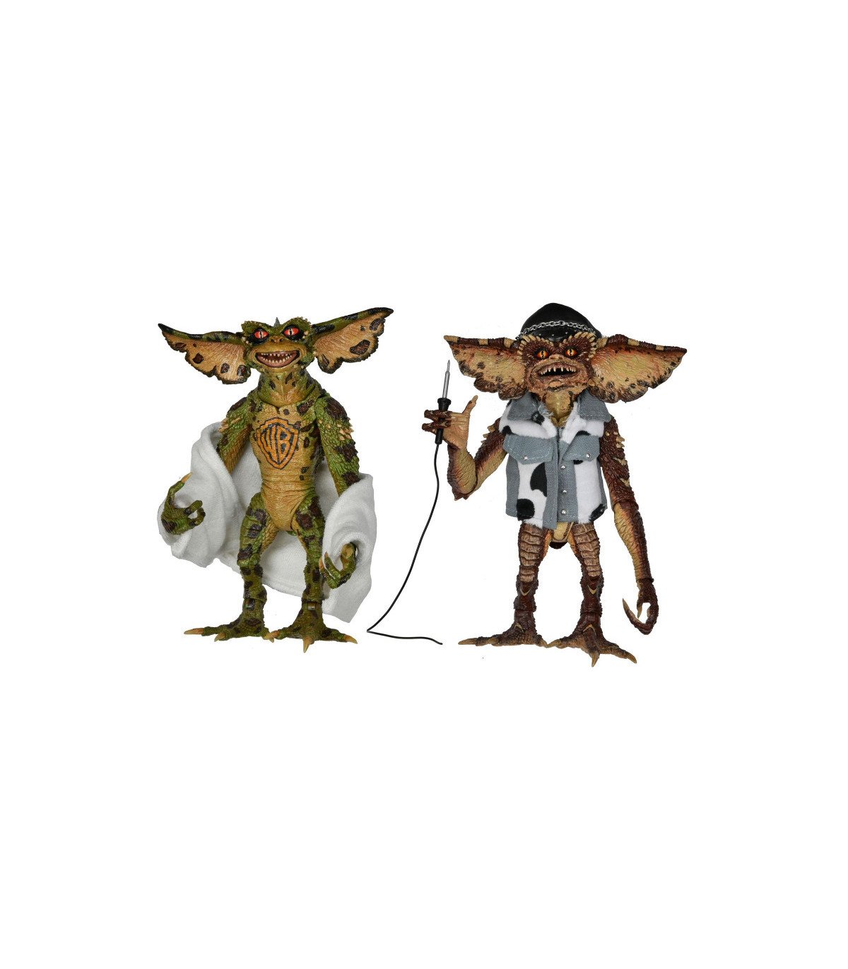 Pack de 2 figurines NECA – Gremlins tatoués – Gremlins 2 – 15 cm