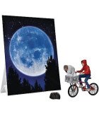 E.T. & Elliott à vélo – Figurine articulée 40e anniversaire – NECA – 18 cm