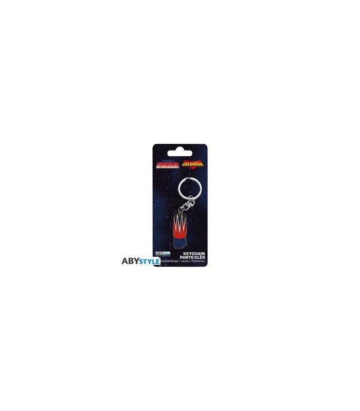 Porte-clés Goldorak en métal – Poing iconique de Grendizer – 5 cm.