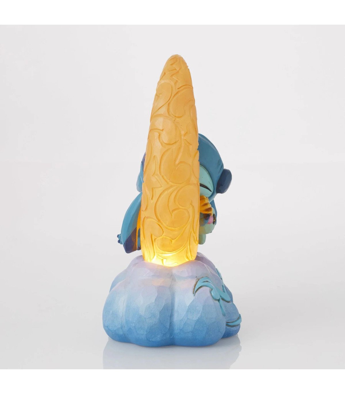 Figurine Stitch et Souillon Lune Lumineuse - Disney - 18 cm