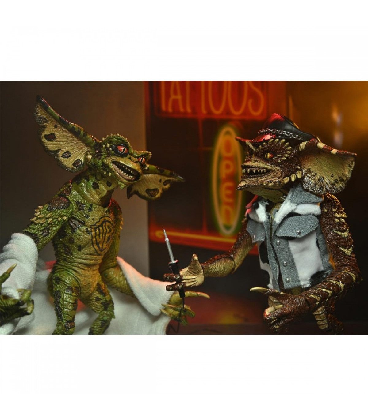 Figurine Tatouage Gremlins 2Pk Gremlins 2 - NECA - 15 cm