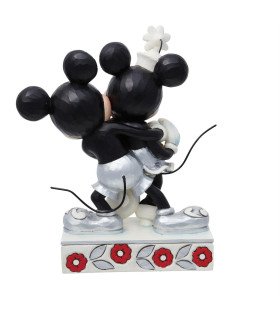 Figurine Mickey Minnie Disney 100 Ans - Traditions - 17,8 cm