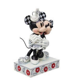 Figurine Mickey & Minnie Disney 100 Ans - Disney Traditions - 17,8 cm