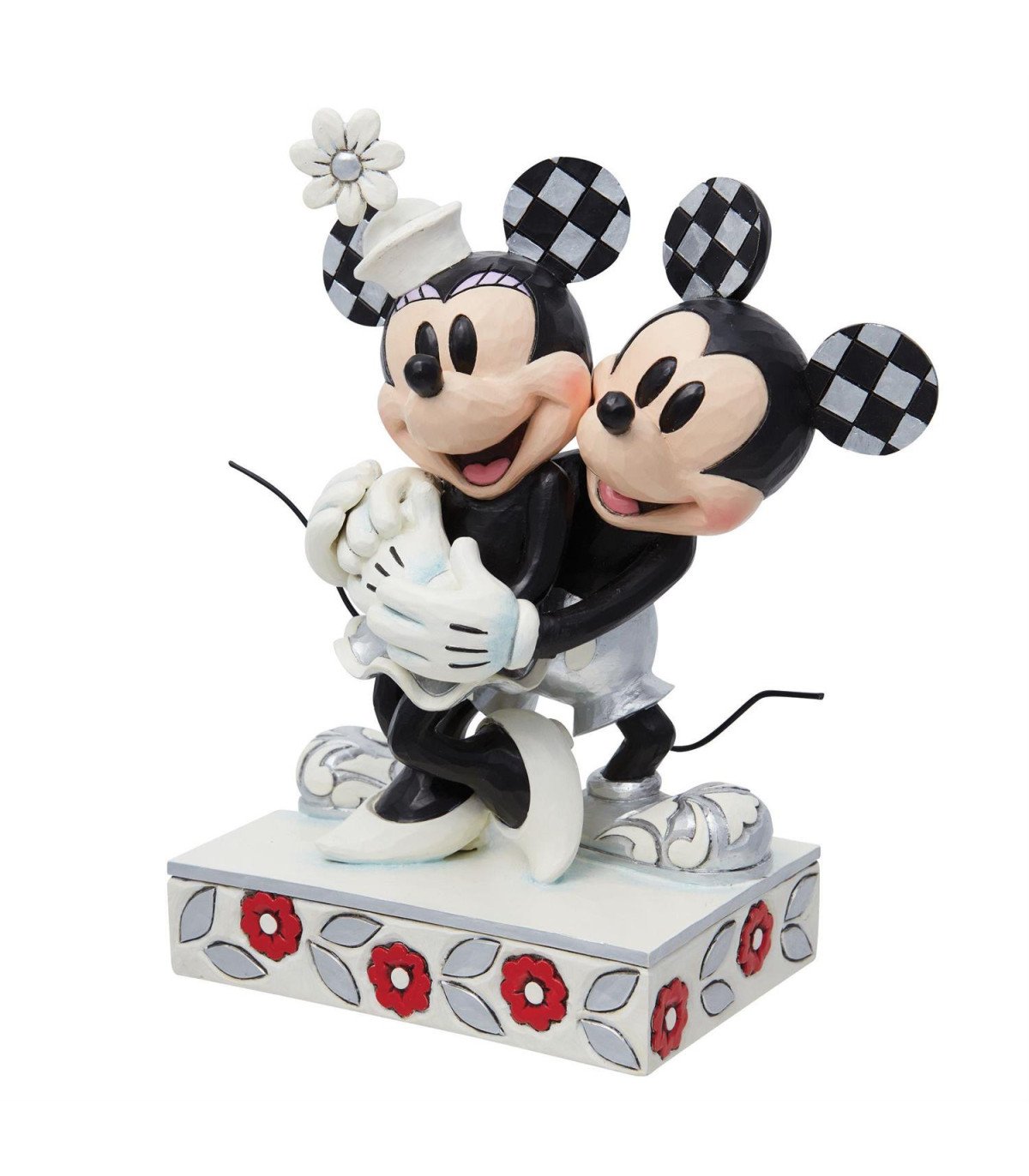 Figurine Mickey Minnie Disney 100 Ans - Traditions - 17,8 cm