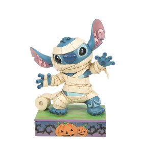 Stitch déguisé en momie – Figurine Disney Traditions Halloween – 15,5 cm