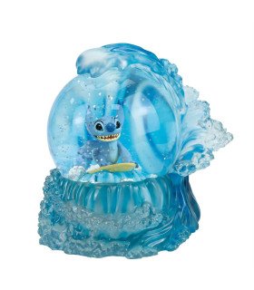 Stitch en pleine session de surf – Boule à eau Disney Showcase – 15,2 cm