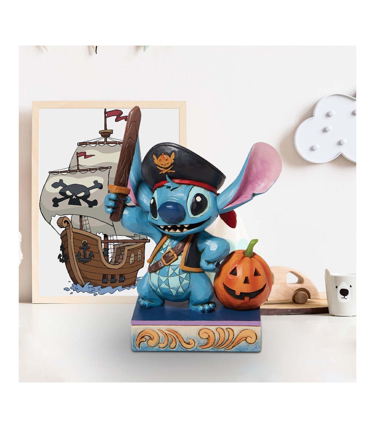 Figurine Stitch Pirate Disney Traditions - 15 cm - Halloween